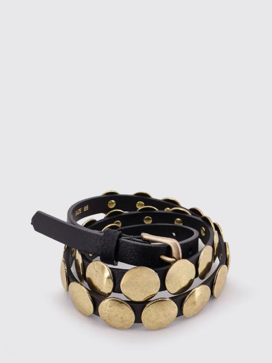 26SS 골든구스 레귤러 벨트 GWA00408A000448 90100 Black - GOLDEN GOOSE