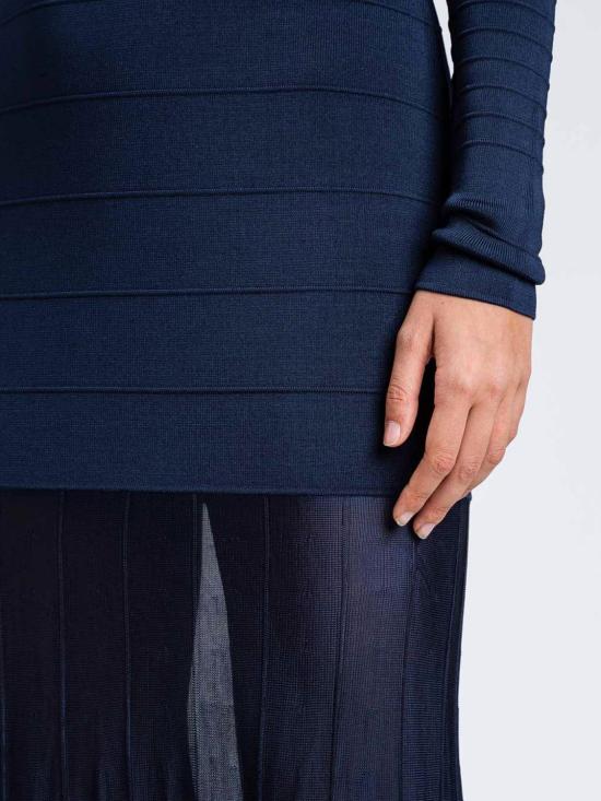 26SS 트윈셋 롱 원피스 261TP3181 13172 Blue - TWINSET