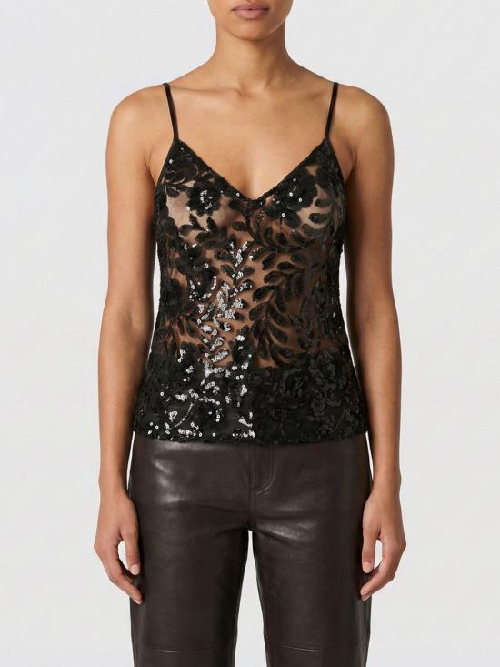 26SS 골든구스 민소매 티셔츠 GWP02661P002320 90100 Black