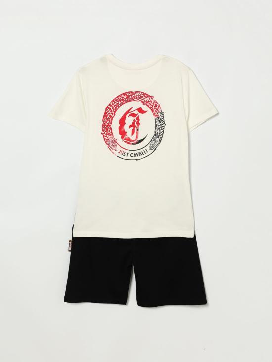 26SS [키즈] 저스트까발리 캐주얼 세트 JBP26040CJRHN White - JUST CAVALLI