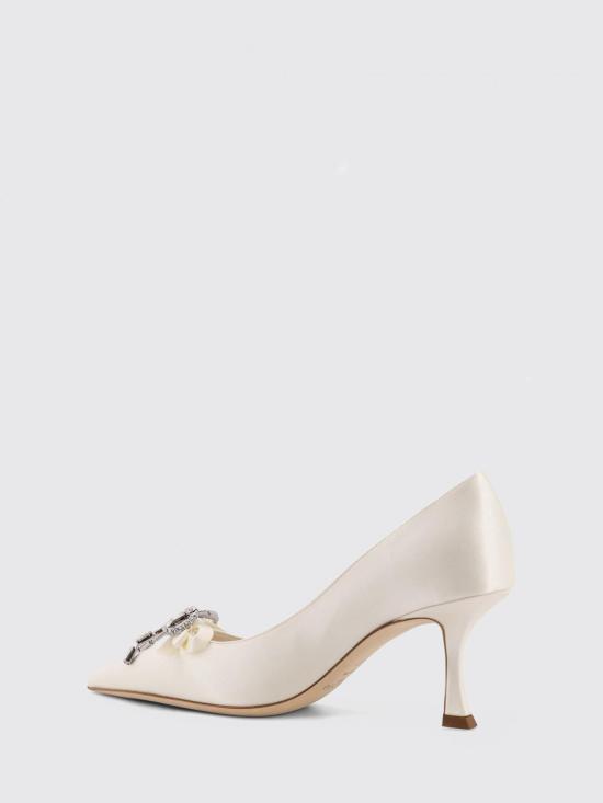 26SS 지미추 힐/펌프스 AURIA70BSJ IVORYCRYSTAL Ivory - JIMMY CHOO