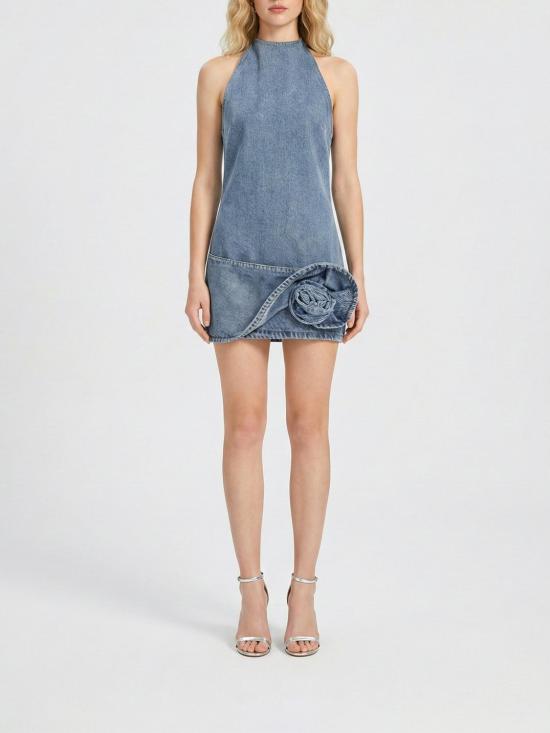 26SS 마그다뷰트림 롱 원피스 146426 LIGHT Blue