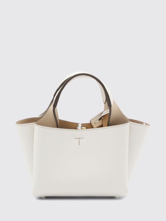 26SS 토즈 마이크로 토트백 XBWAPAFL000QRI 1O92 White - TODS