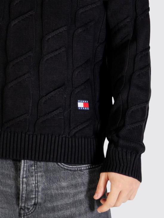 26SS 토미진 스웨터 DM0DM22355 BDS Black - TOMMY JEANS