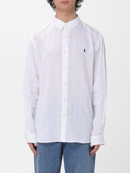 25FW 폴로 랄프로렌 긴팔 셔츠 710966295 003 White