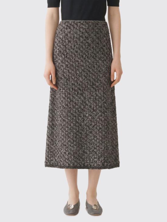 26SS 파비아나 필리피 롱 스커트 GND266F388L741 VR2 Blue