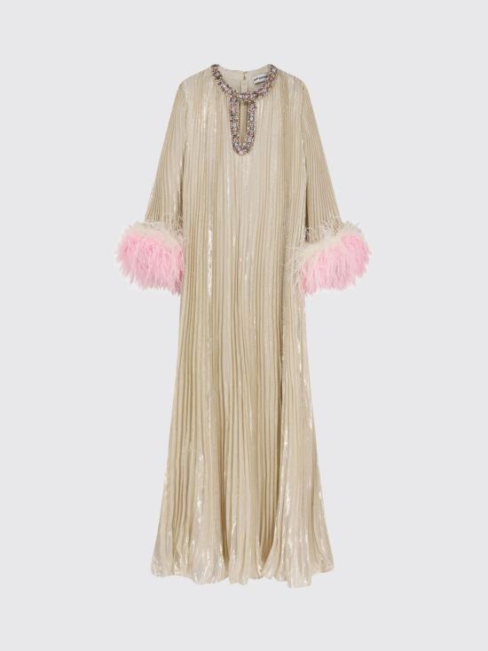 26SS 셀프 포트레이트 롱 원피스 RS26507XCH CHAMPAGNE Nude - SELF PORTRAIT