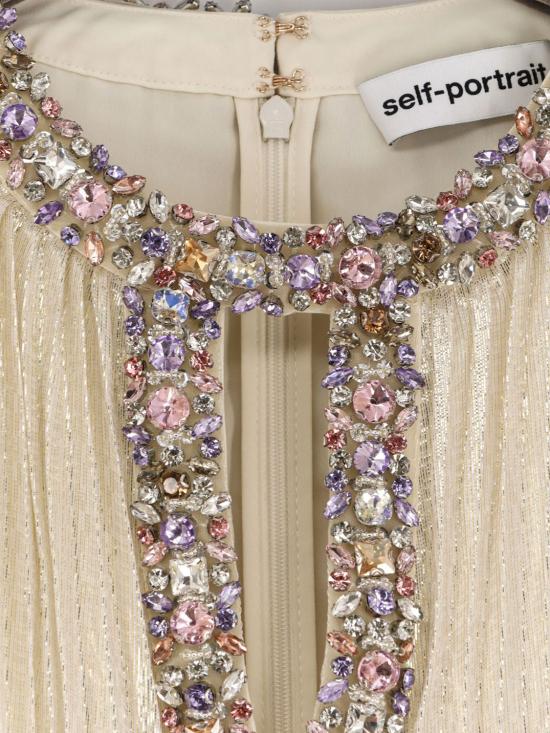 26SS 셀프 포트레이트 롱 원피스 RS26507XCH CHAMPAGNE Nude - SELF PORTRAIT