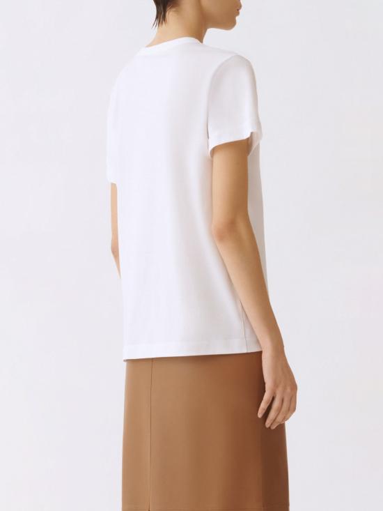 26SS 파비아나 필리피 반팔 티셔츠 JED266F133L796 21 White - FABIANA FILIPPI