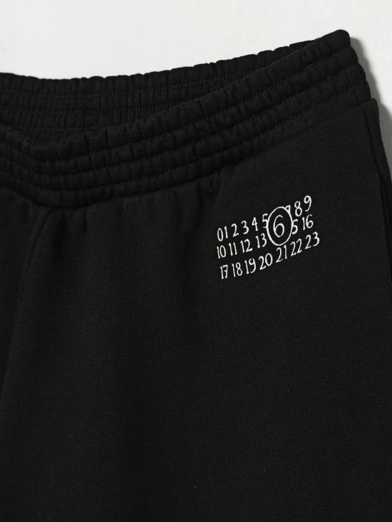 26SS [키즈] MM6 메종마르지엘라 트레이닝/조거 팬츠 M61000MM02X M6900 Black - MM6 MAISON MARGIELA
