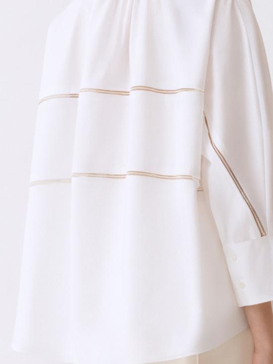 26SS 파비아나 필리피 셔츠 CAD266F309L582 21 White - FABIANA FILIPPI