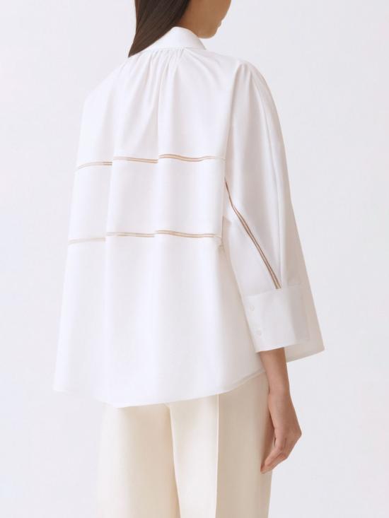 26SS 파비아나 필리피 셔츠 CAD266F309L582 21 White - FABIANA FILIPPI