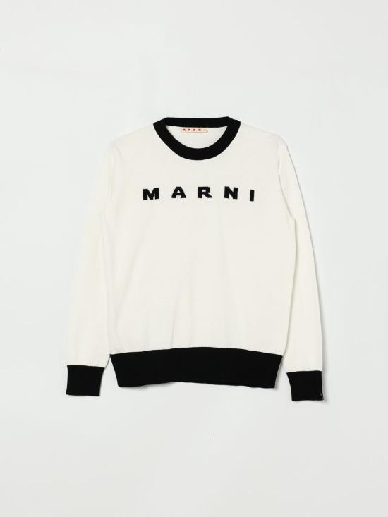 26SS [키즈] 마르니 풀오버 M01815M00X2 0M100 White