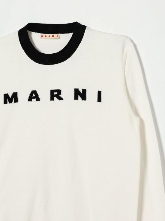26SS [키즈] 마르니 풀오버 M01815M00X2 0M100 White - MARNI