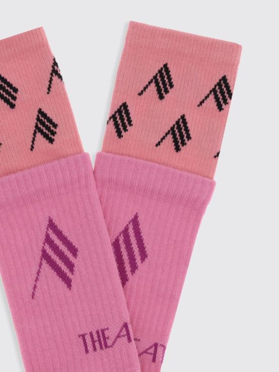 26SS 디 아티코 양말 260WAK00024CCC132AA 026 Pink - THE ATTICO
