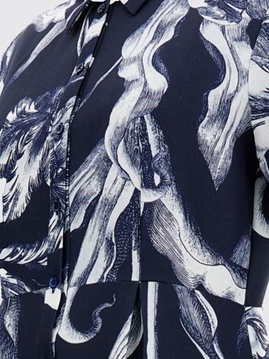 26SS 에르뎀 롱 원피스 PS26D21451124014 BOTANICAL Blue - ERDEM