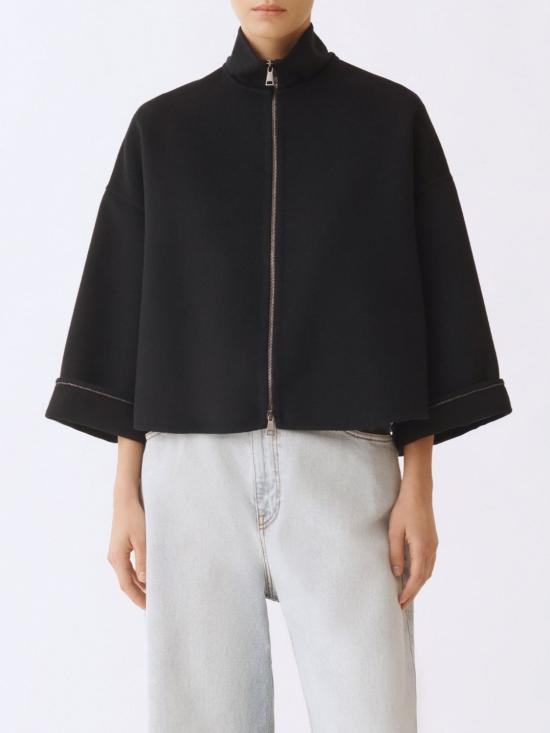 26SS 파비아나 필리피 박시 울 더블 자켓 CTD266F420L736 5146 Blue