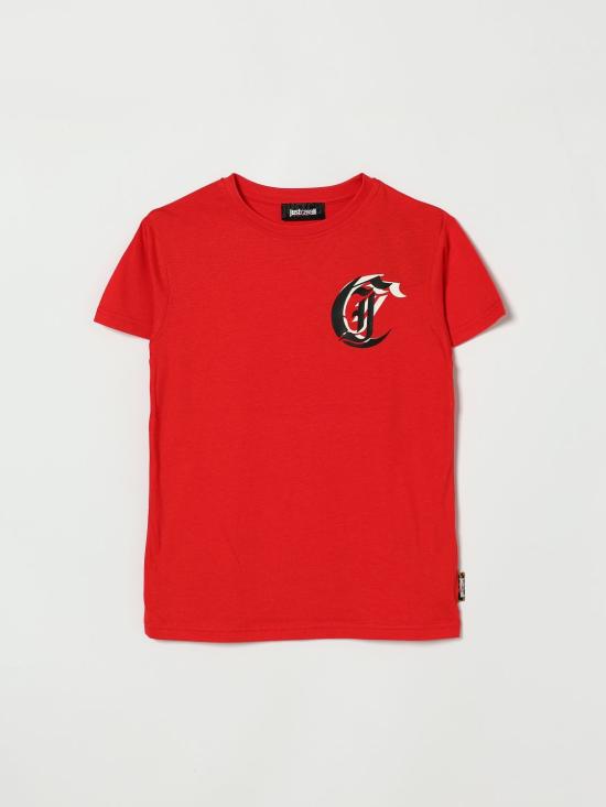 26SS [키즈] 저스트까발리 티셔츠 JBP26058TSRHN Red