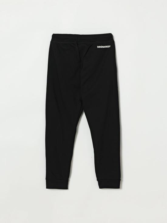 26SS [키즈] 디스퀘어드2 트레이닝/조거 팬츠 DQ3025D0094 DQ900 Black - DSQUARED2