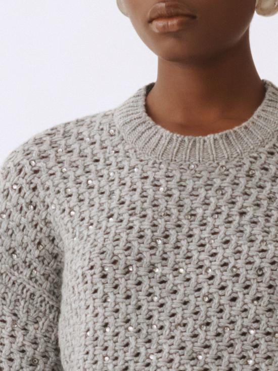 26SS 파비아나 필리피 스웨터 MAD266F057L916 8132 Grey - FABIANA FILIPPI