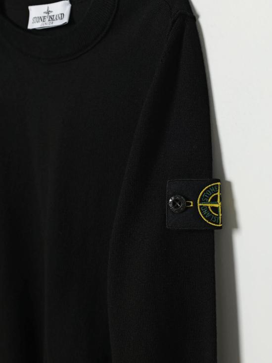 26SS [키즈] 스톤 아일랜드 풀오버 5100001S00B2 V0029 Black - STONE ISLAND