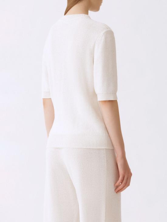 26SS 파비아나 필리피 스웨터 MAD266F490D273 0142 White - FABIANA FILIPPI