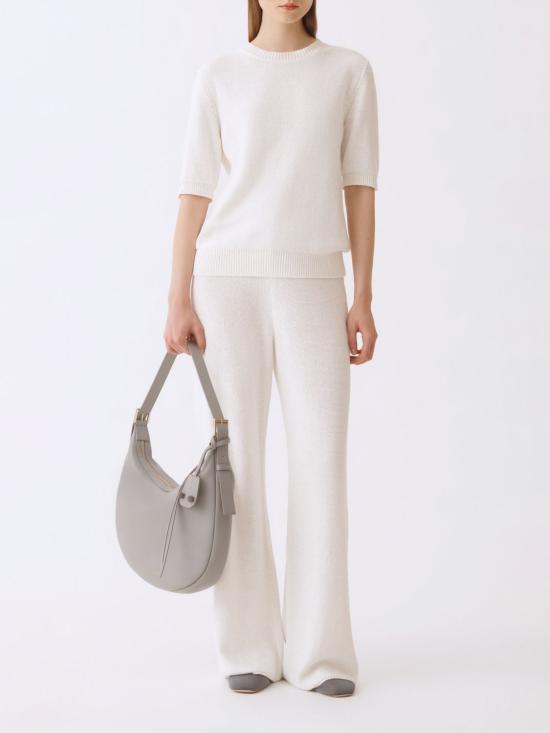 26SS 파비아나 필리피 스웨터 MAD266F490D273 0142 White - FABIANA FILIPPI