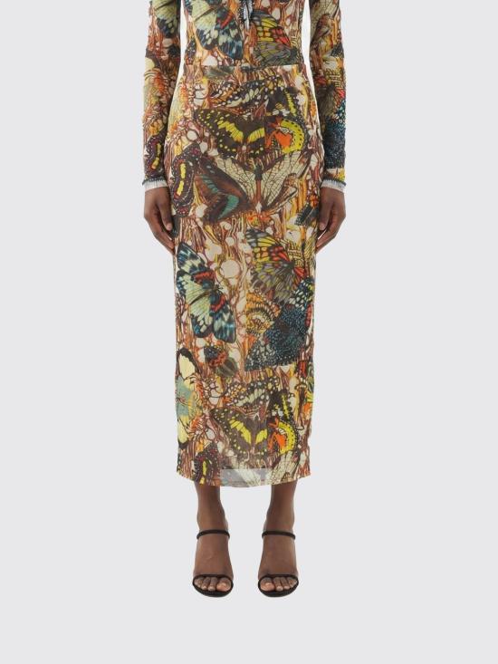 26SS 장 폴 고티에 롱 스커트 2601WSK041M020P 1090 Multicolor