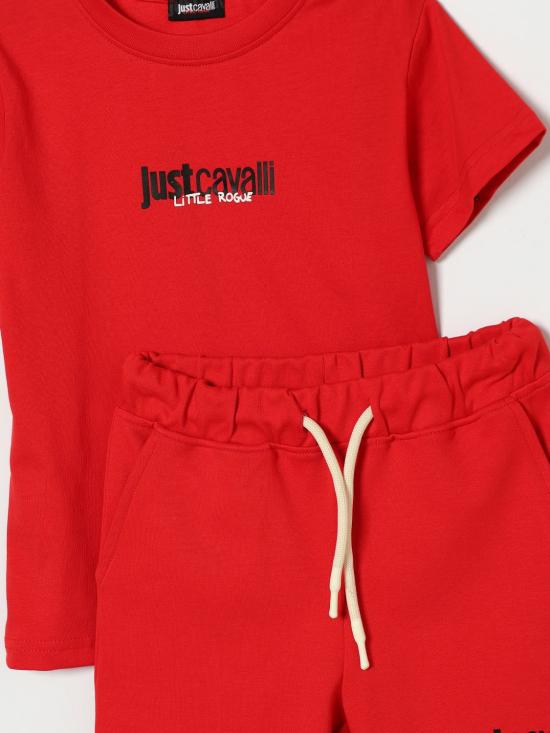 26SS [키즈] 저스트까발리 캐주얼 세트 JIP26044CJRHN Red - JUST CAVALLI