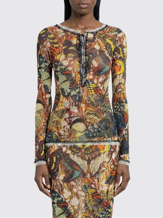 26SS 장 폴 고티에 긴팔 티셔츠 2601WTO448M020P 1090 Multicolor