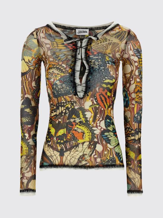 26SS 장 폴 고티에 긴팔 티셔츠 2601WTO448M020P 1090 Multicolor - JEAN PAUL GAULTIER