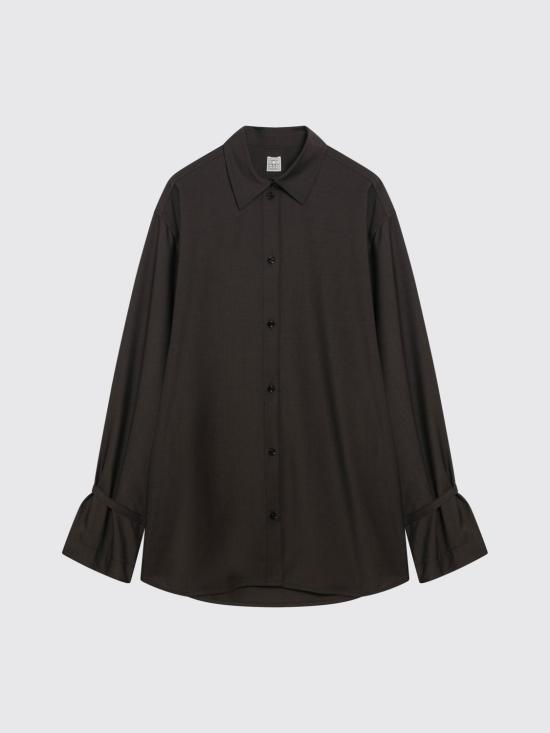 26SS 토템 셔츠 261WRT0622FB0552 273 Brown - TOTEME