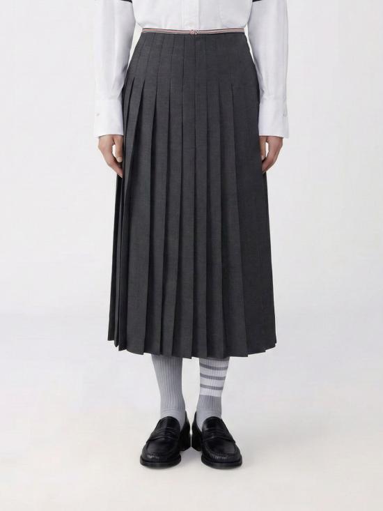 26SS 톰브라운 롱 스커트 FGCA22A00626 025 Grey