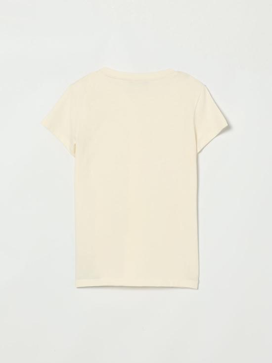 26SS [키즈] 발망 티셔츠 BY8A01Z3672 102OR White - BALMAIN