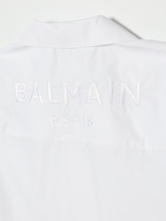 26SS [키즈] 발망 셔츠 BY5P41P0562 100 White - BALMAIN