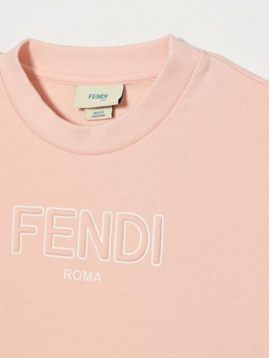26SS [키즈] 펜디 티셔츠 JFI3905V0 F1UL9 Pink - FENDI