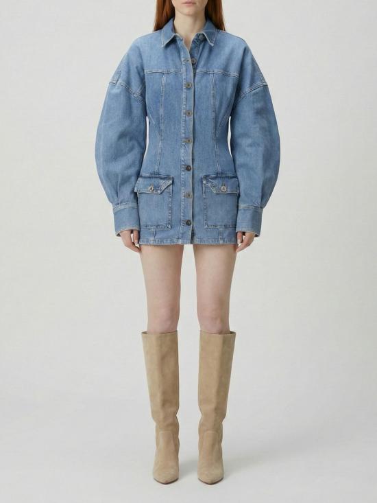 26SS 디 아티코 롱 원피스 260WCA0048DDS001AA 024 Blue