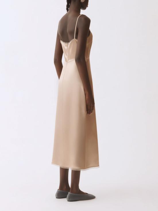 26SS 파비아나 필리피 롱 원피스 ABD266F174L909 0157 Beige - FABIANA FILIPPI