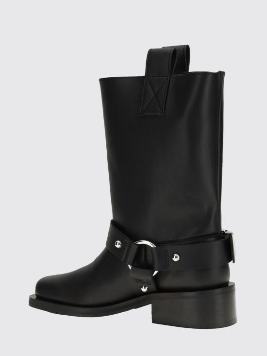 26SS 가니 미드 샤프트 바이커 부츠 B1010102 099 Black - GANNI