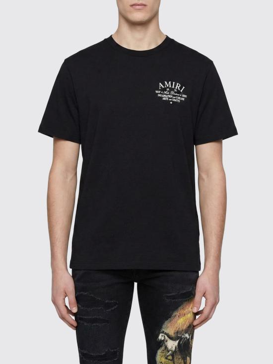 26SS 아미리 반팔 티셔츠 AMJYTE1071 001 Black