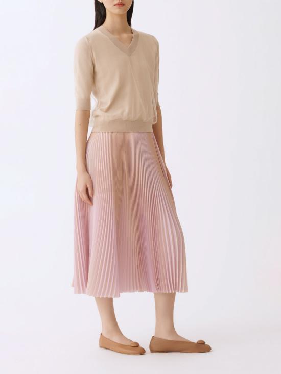 26SS 파비아나 필리피 롱 스커트 GND266F405L751 VR1 Beige - FABIANA FILIPPI