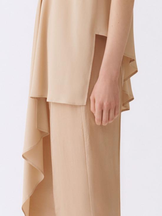 26SS 파비아나 필리피 민소매 티셔츠 TPD266F288D943 0157 Beige - FABIANA FILIPPI