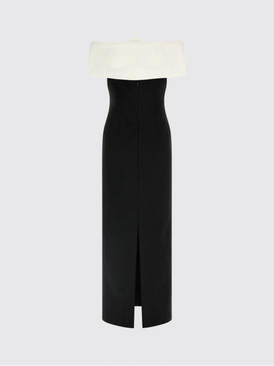 26SS 셀프 포트레이트 롱 원피스 RS26180XB BLACK White - SELF PORTRAIT