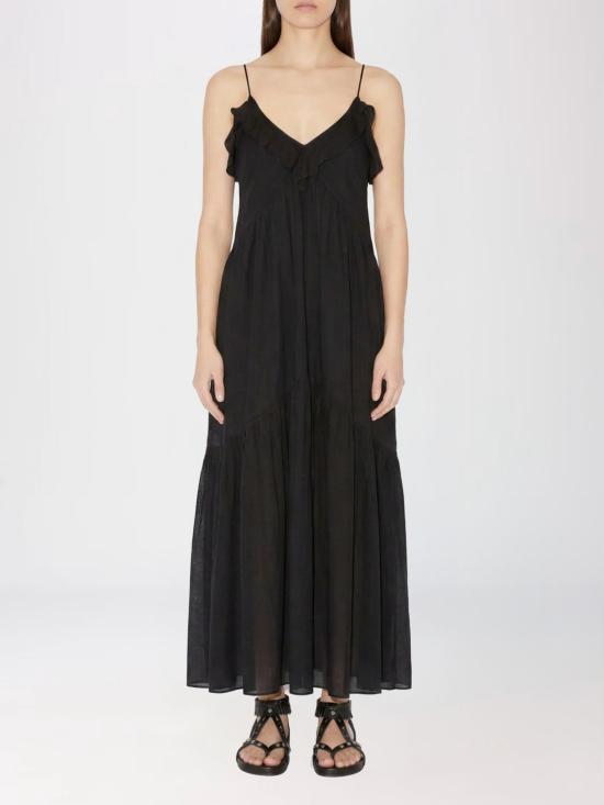 26SS 이자벨마랑에뚜왈 롱 원피스 26PRO1003FBB3J04E 01BK Black