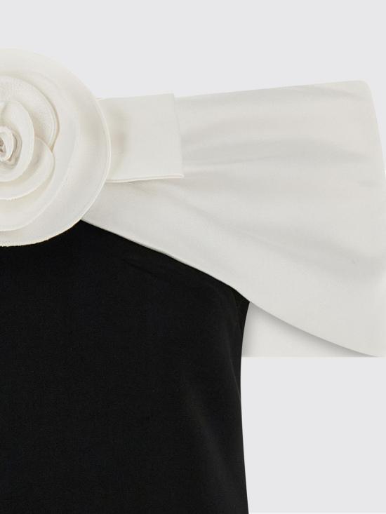 26SS 셀프 포트레이트 롱 원피스 RS26180SB BLACK White - SELF PORTRAIT