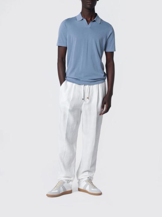 26SS 드루모어 폴로 티셔츠 D0GF146N 724 Gnawed Blue - DRUMOHR