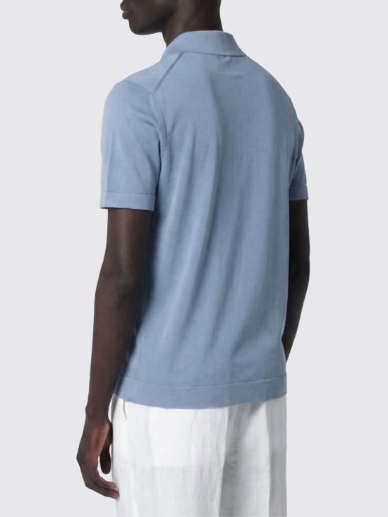 26SS 드루모어 폴로 티셔츠 D0GF146N 724 Gnawed Blue - DRUMOHR