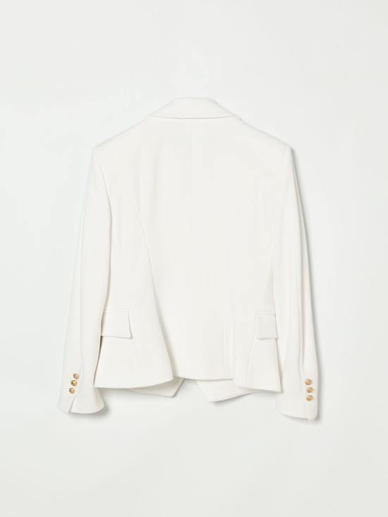 26SS [키즈] 발망 캐주얼 자켓 BY2A64J0371 100 White - BALMAIN