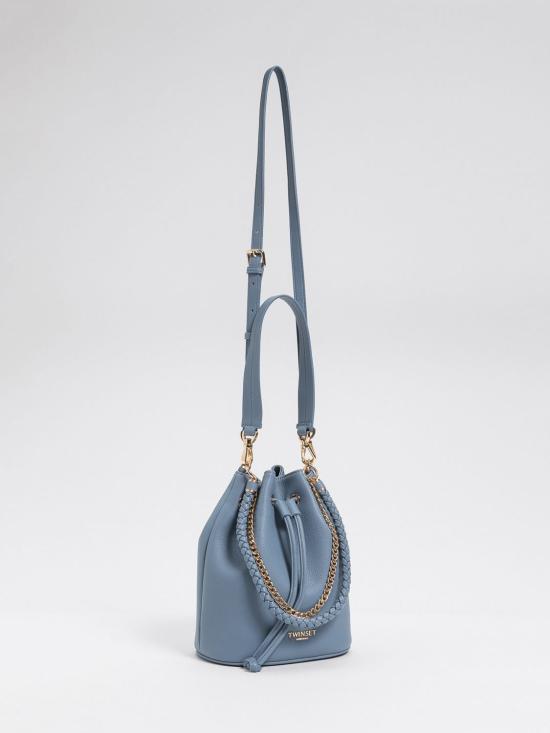 26SS 트윈셋 토트백 261TD8012 00033 Gnawed Blue - TWINSET