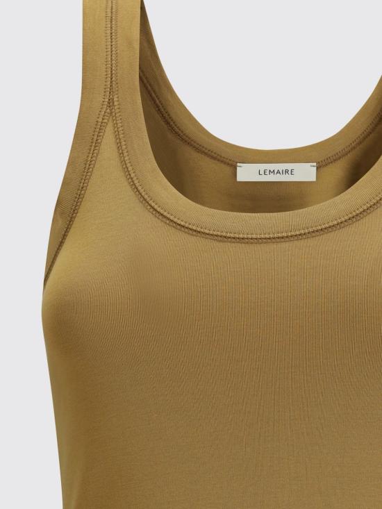 26SS 르메르 저지 탱크탑 TS0001LJ1016 YE550 Ocher - LEMAIRE